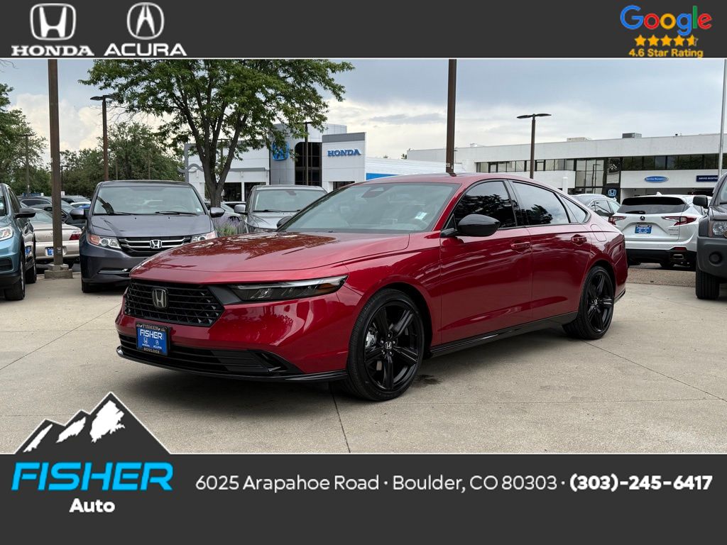 Used 2023 Radiant Red Metallic Honda Sport-L image 1