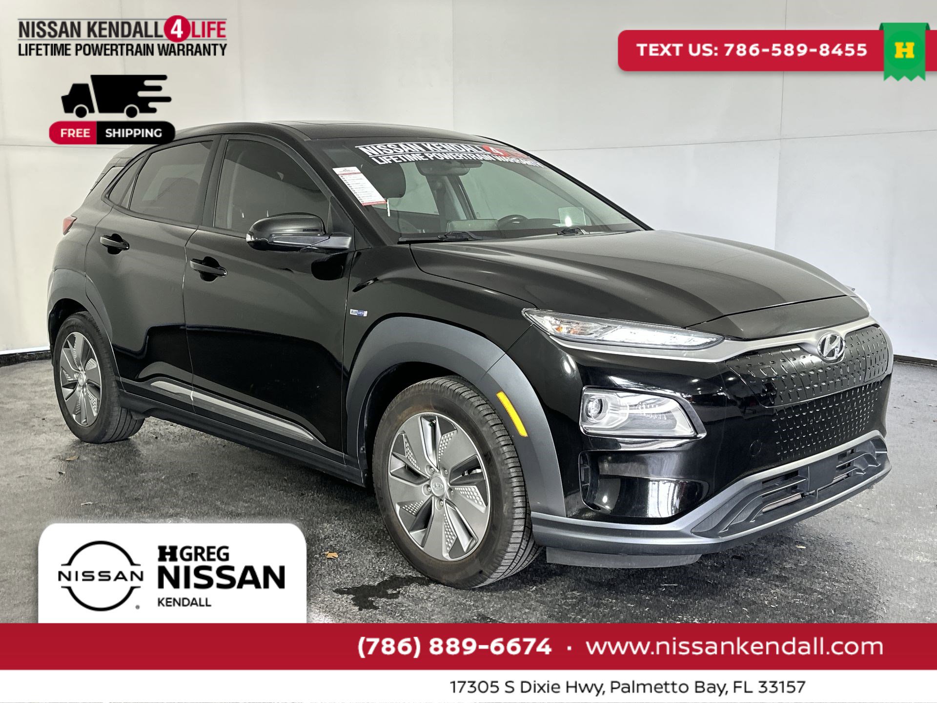 Used 2020 Hyundai Kona EV Ultimate with VIN KM8K53AG1LU060451 for sale in Palmetto Bay, FL