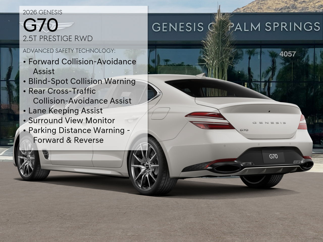 2026 Genesis G70 2.5T Prestige photo 7