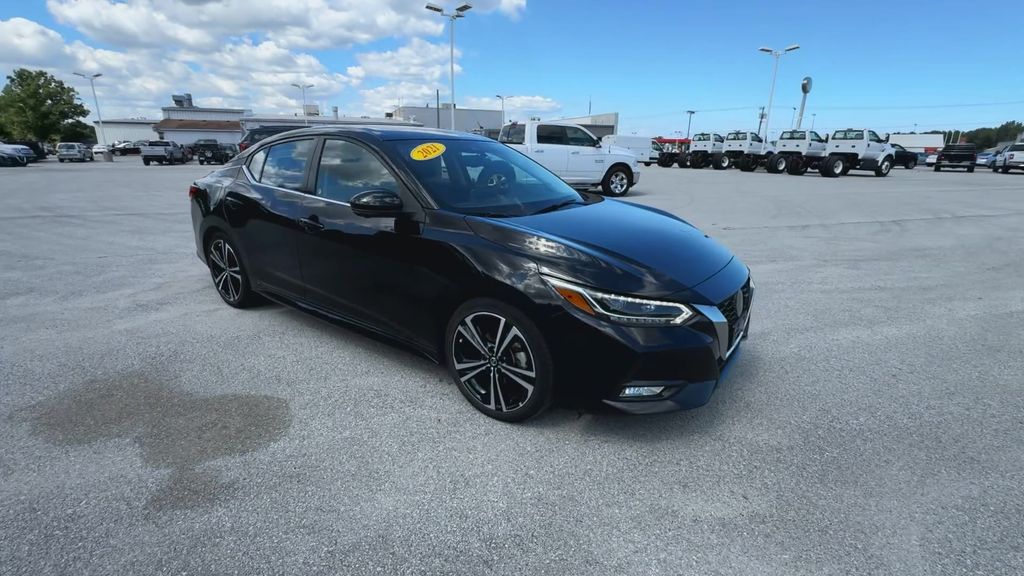 Used 2021 Nissan Sentra SR with VIN 3N1AB8DV5MY250044 for sale in Chesterton, IN