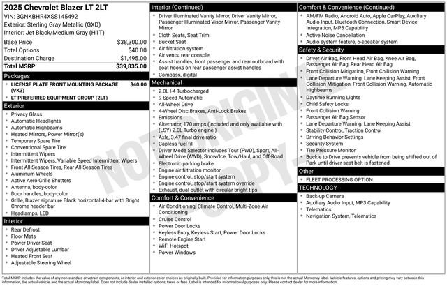 2025 Chevrolet Blazer 2LT's photo