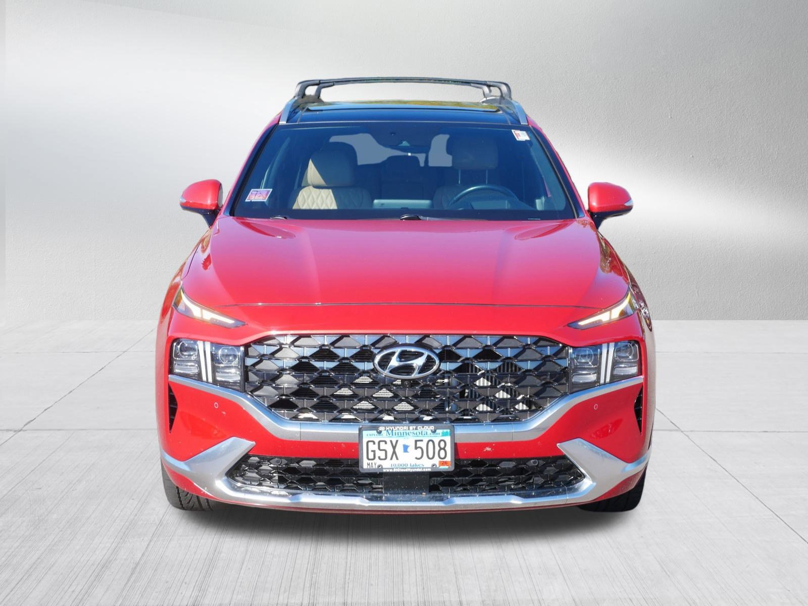 Used 2021 Hyundai Santa Fe Calligraphy with VIN 5NMS5DAL9MH367446 for sale in Cambridge, Minnesota