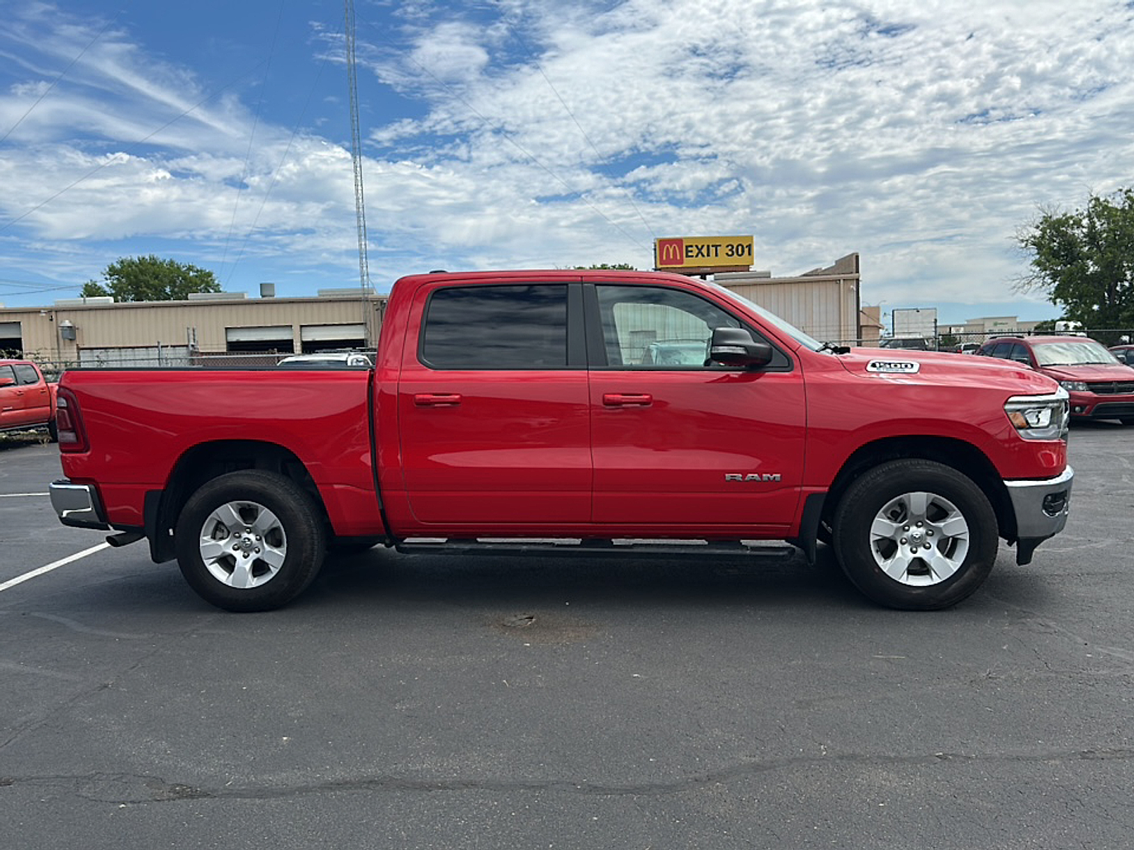 Used 2022 Flame Red Clearcoat RAM BIG HORN image 9