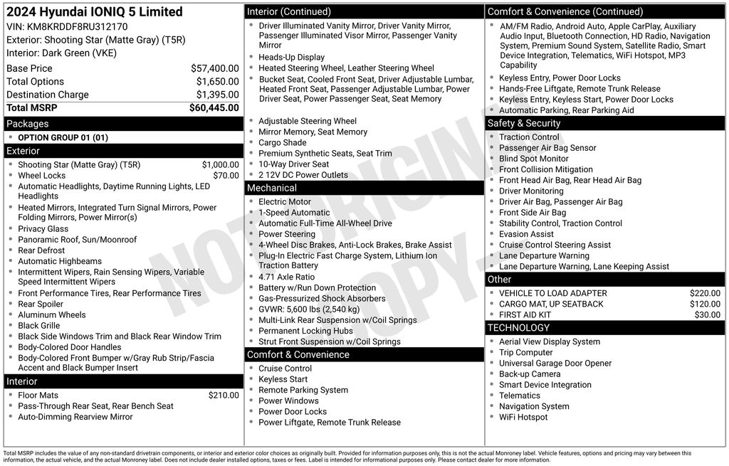 Used 2024 Hyundai IONIQ 5 Limited with VIN KM8KRDDF8RU312170 for sale in Highland Park, IL