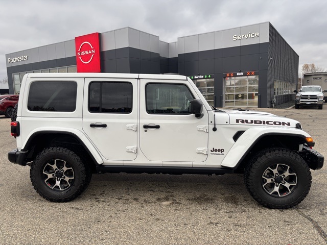Used 2020 Jeep Wrangler Unlimited Rubicon with VIN 1C4HJXFG9LW186538 for sale in Rochester, Minnesota