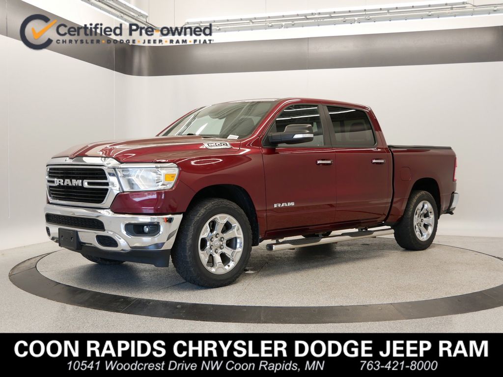 Certified 2019 RAM Ram 1500 Pickup Big Horn/Lone Star with VIN 1C6SRFFT8KN794570 for sale in Coon Rapids, Minnesota