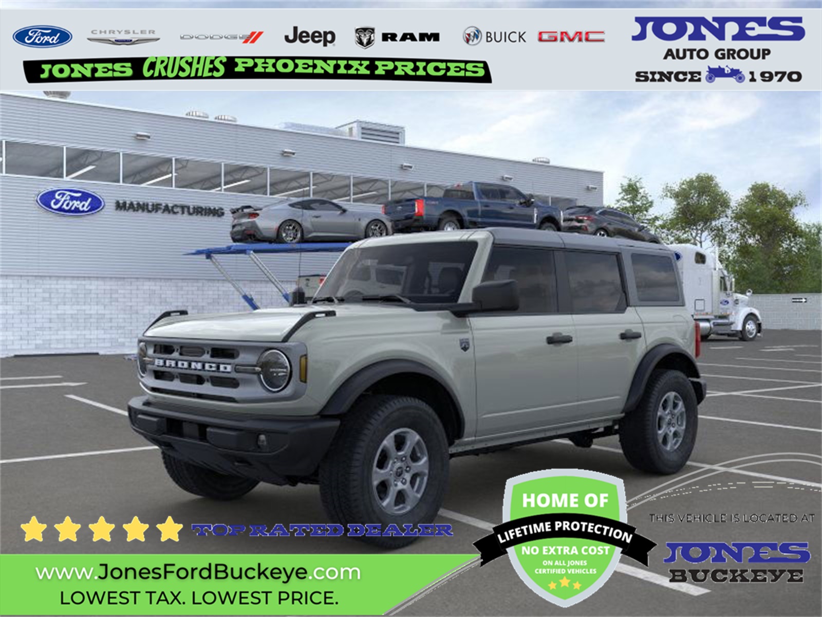 New 2024 Ford Bronco Big Bend 4D Sport Utility in 24465 Jones Auto Centers