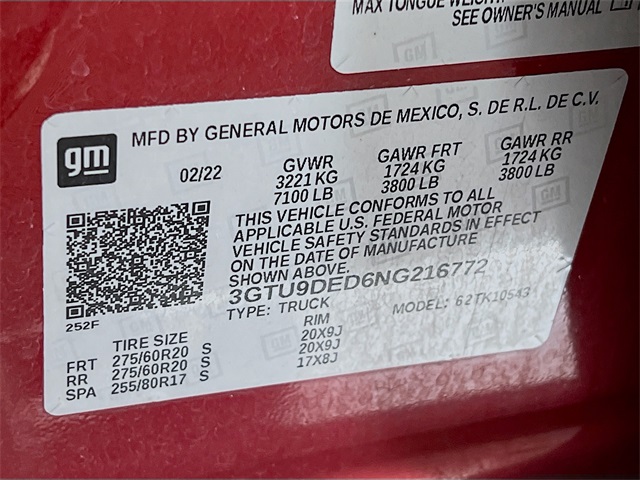 2022 Gmc Sierra 1500 Limited SLT photo 11