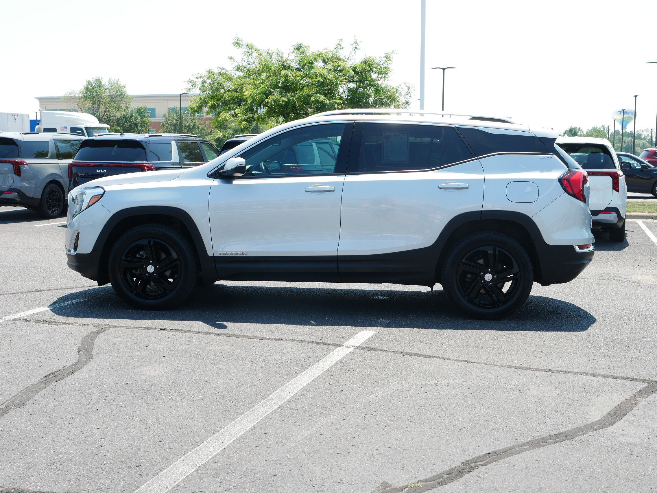 Used 2019 GMC Terrain SLT with VIN 3GKALVEV1KL242996 for sale in Waite Park, Minnesota