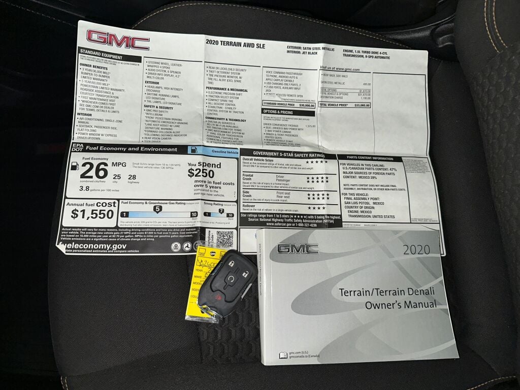 2020 Gmc Terrain SLE photo 12