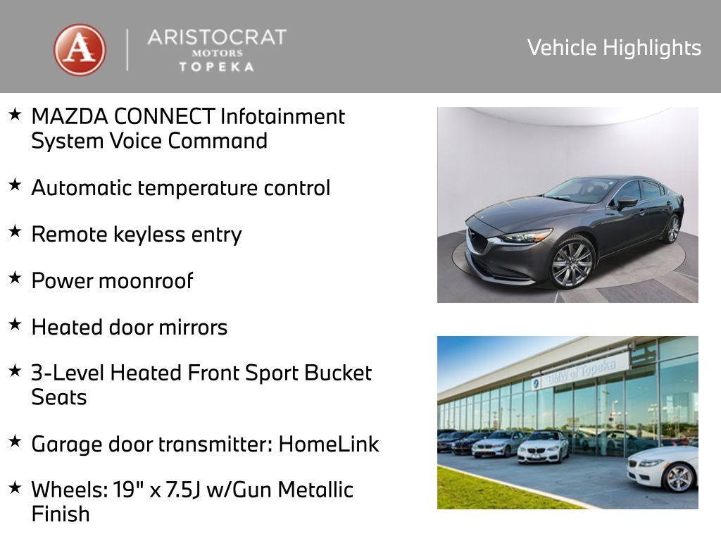 Used 2021 Mazda MAZDA6 Grand Touring with VIN JM1GL1TY4M1608987 for sale in Kansas City