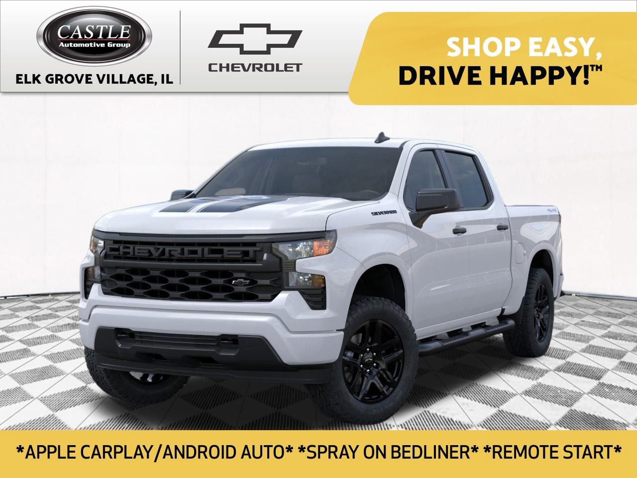 New 2024 Summit White Chevrolet Custom image 1