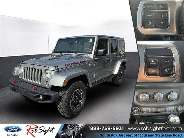 Used 2016 Jeep Wrangler Unlimited Rubicon with VIN 1C4BJWFG9GL334176 for sale in Kansas City
