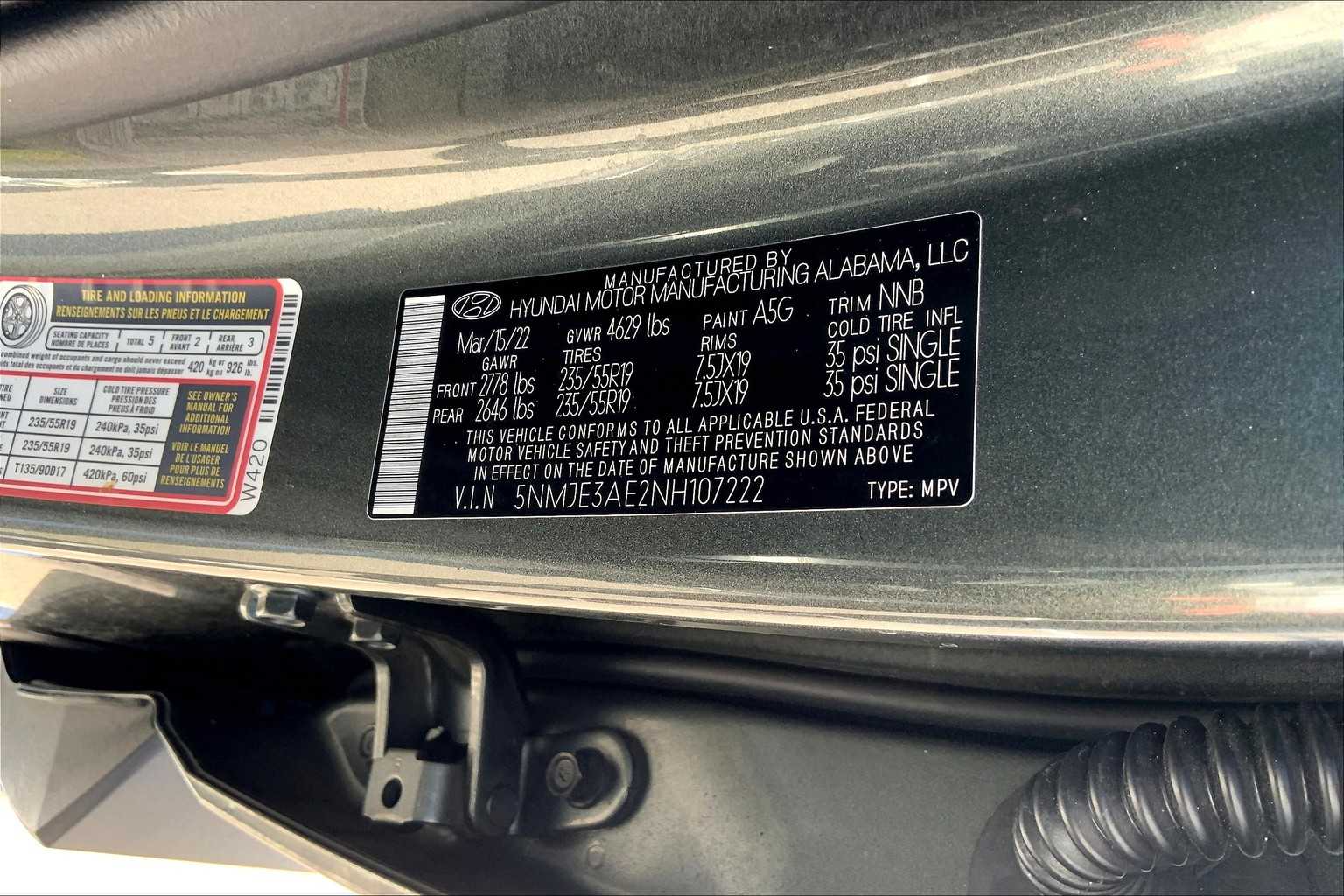2022 Hyundai Tucson Limited photo 33