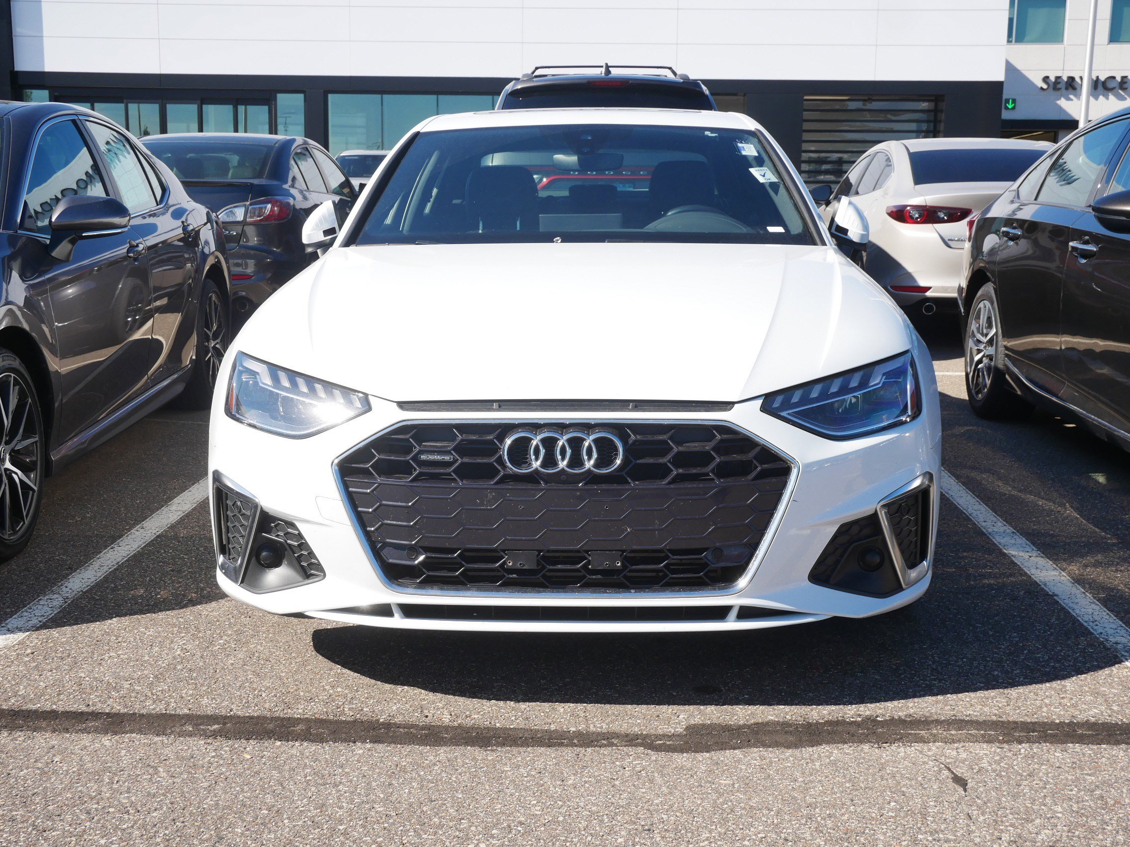 Used 2023 Audi A4 Premium Plus with VIN WAUEAAF43PN015153 for sale in Brooklyn Center, Minnesota