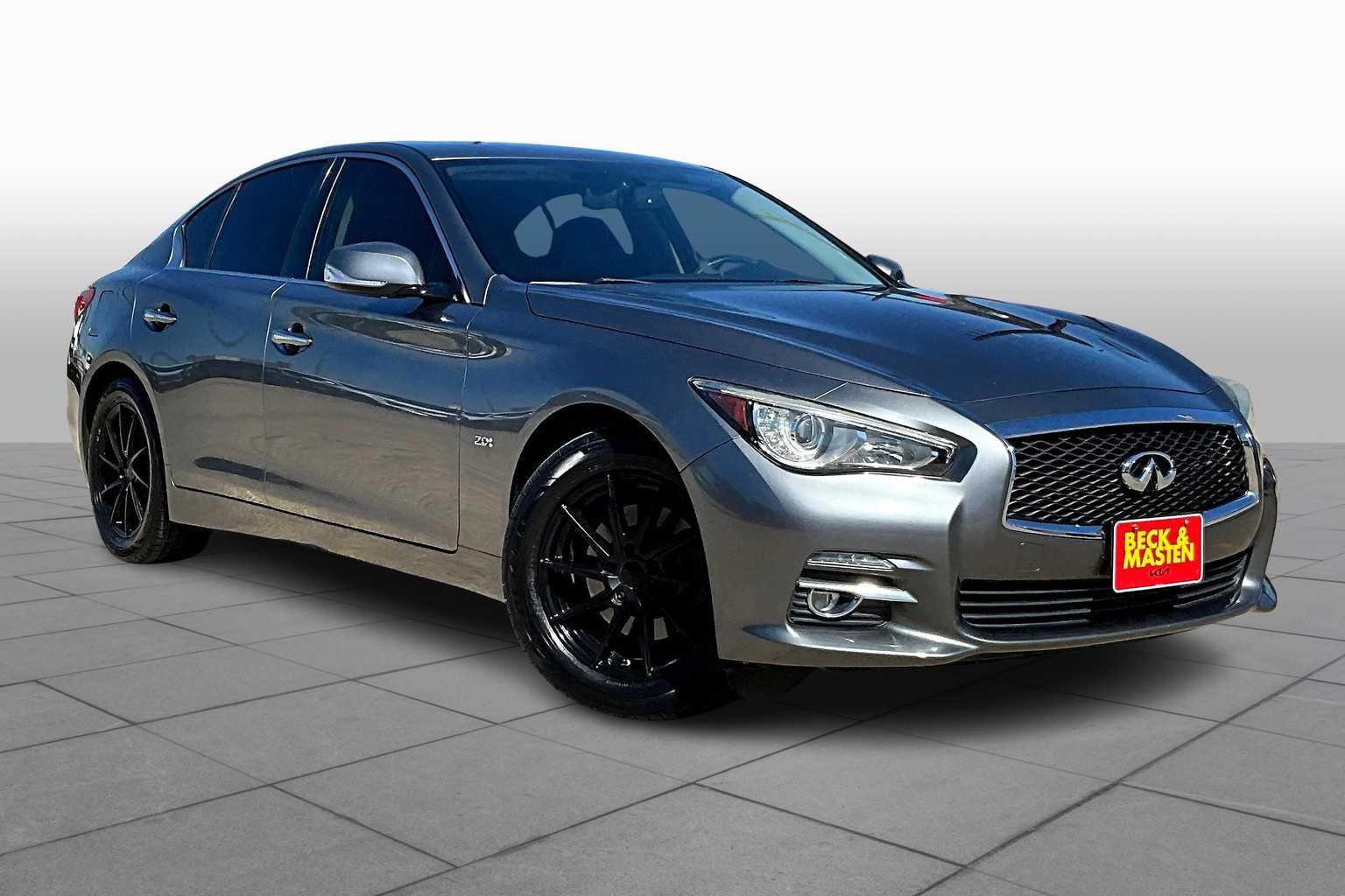 Used 2017 INFINITI Q50 Base with VIN JN1CV7AR0HM681904 for sale in Tomball, TX