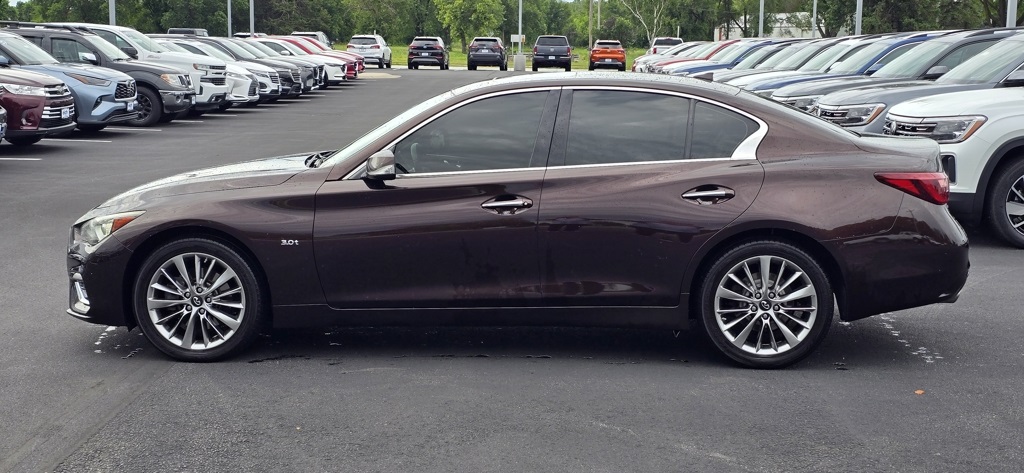 Used 2018 INFINITI Q50 LUXE with VIN JN1EV7AR0JM444070 for sale in St. Cloud, Minnesota