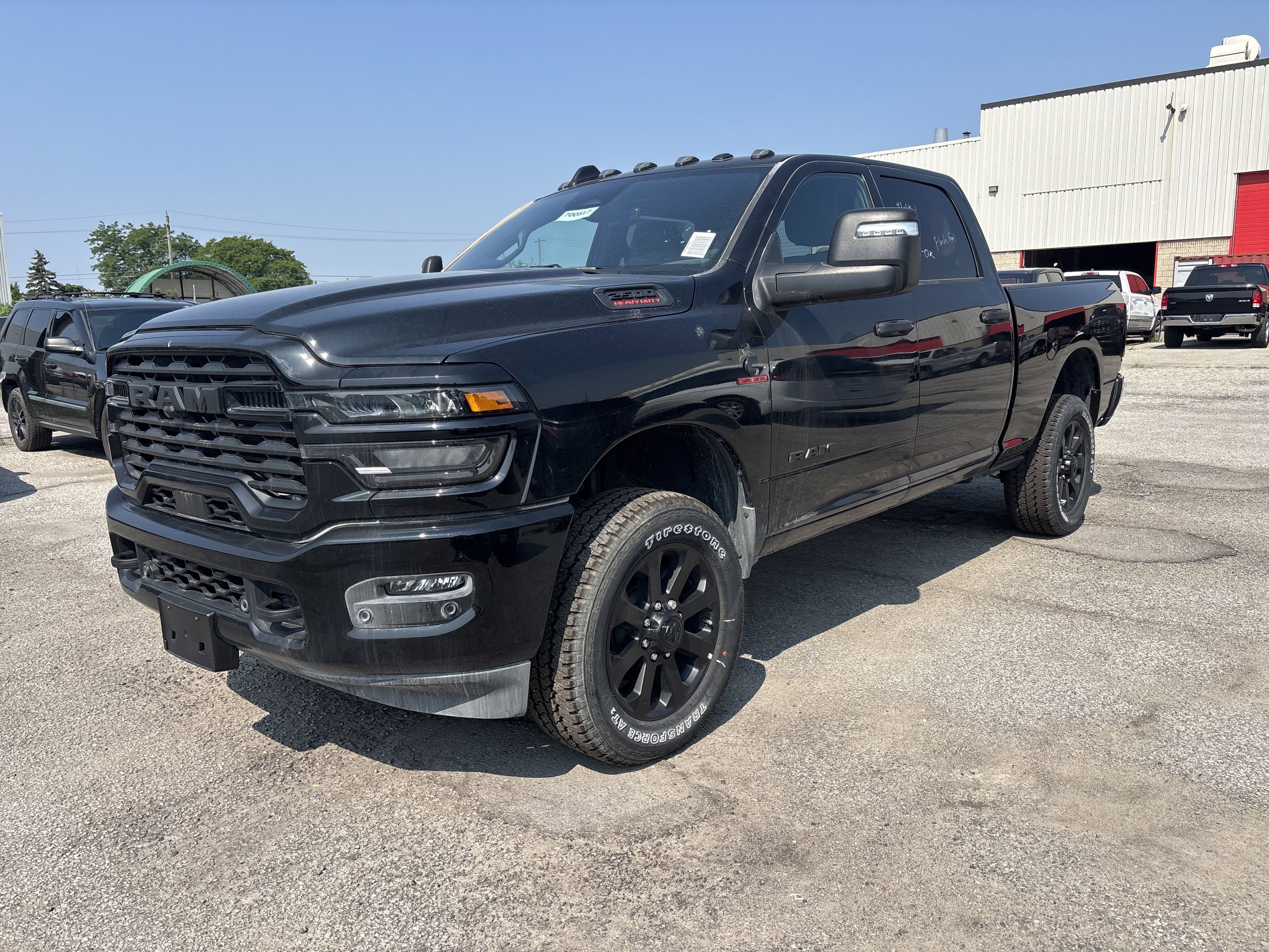 New 2025 Diamond Black Crystal Pearlcoat Ram Big Horn image 1