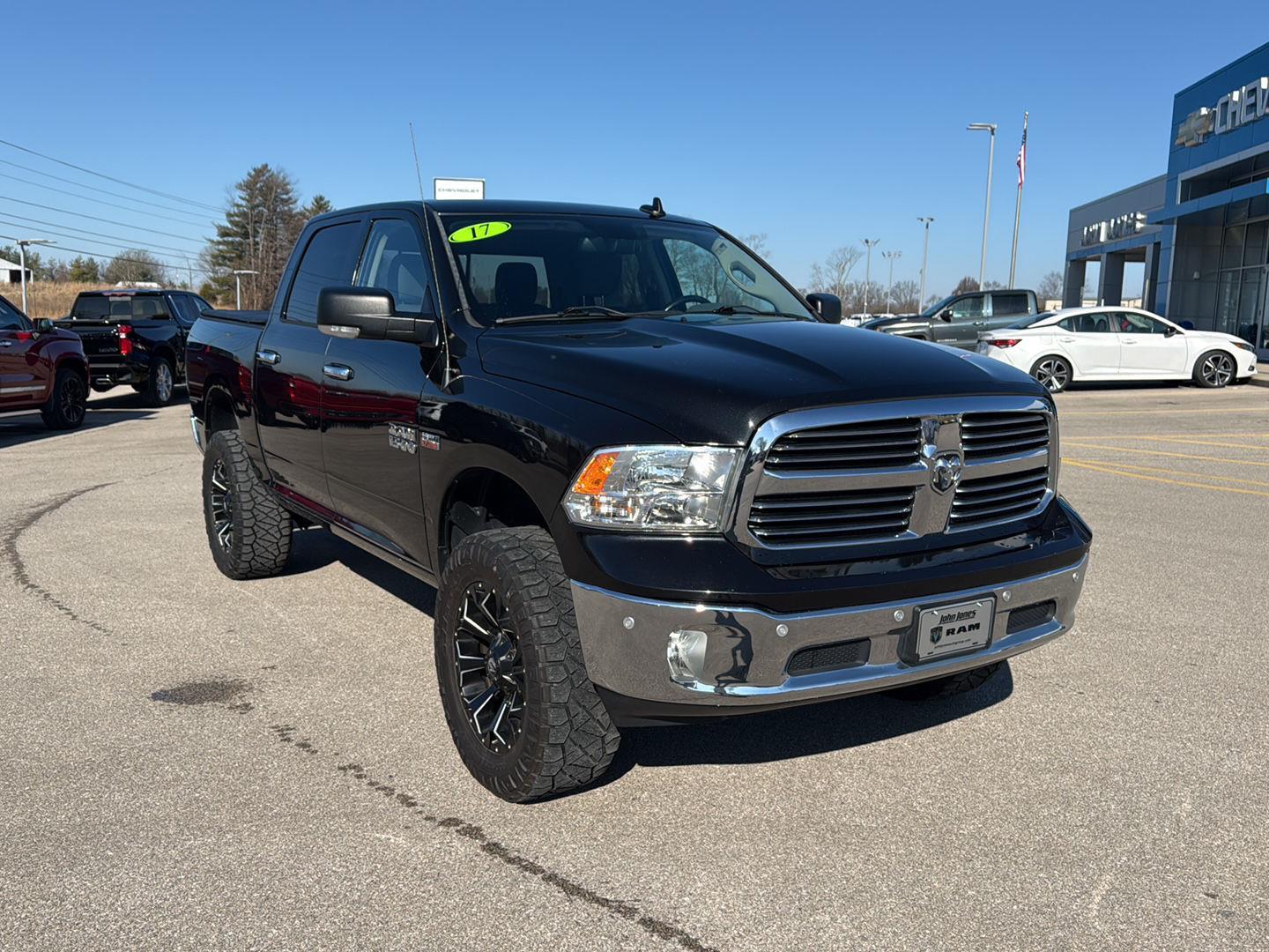 Used 2017 RAM Ram 1500 Pickup Big Horn with VIN 3C6RR7LT1HG511176 for sale in Salem, IN