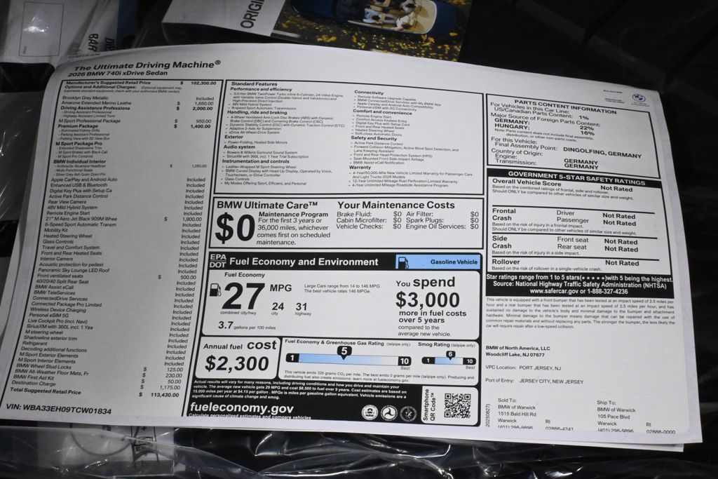 2026 Bmw 740i xDrive photo 37