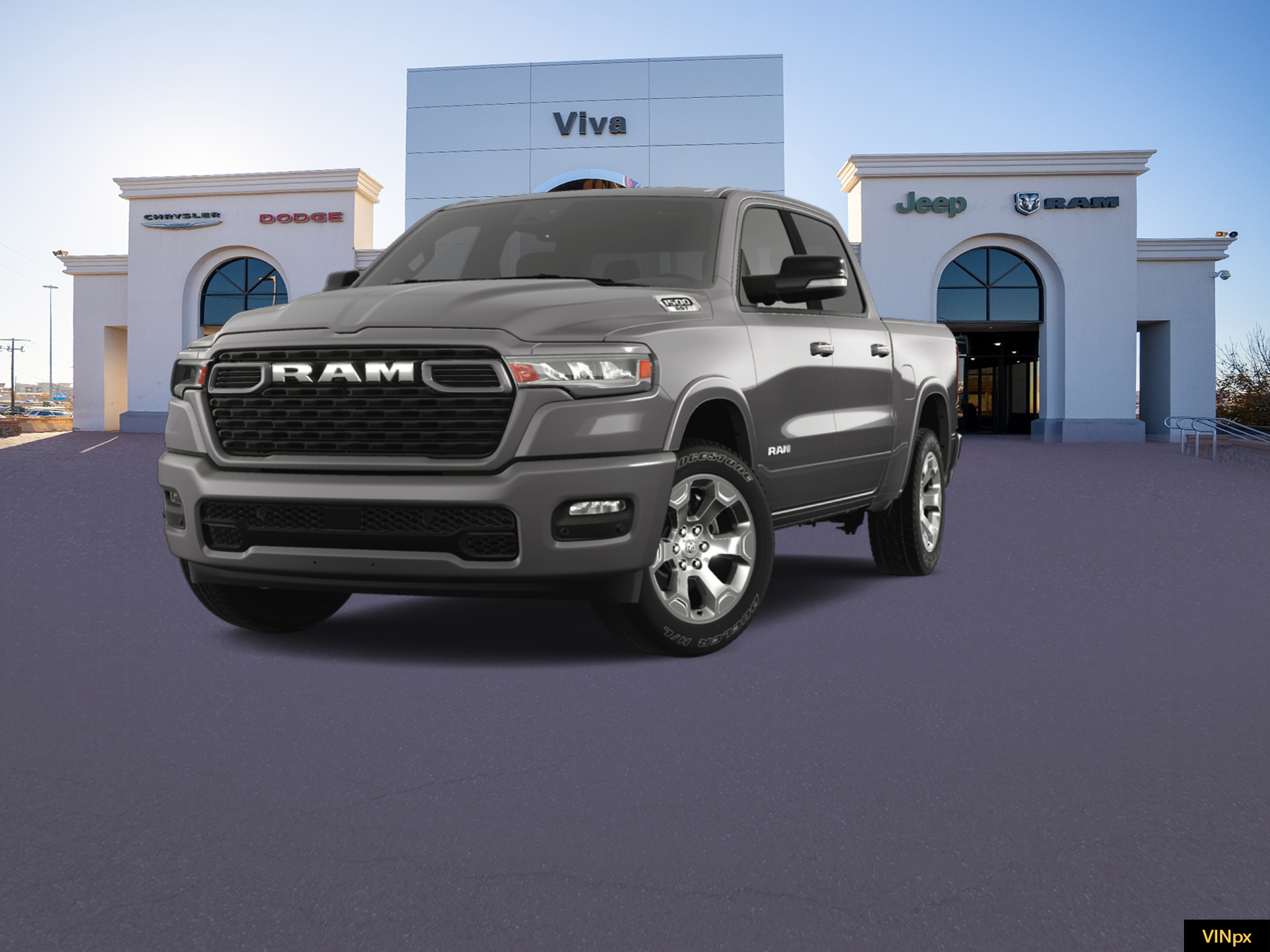 New 2025 Granite Crystal Metallic Clear-Coat Exterior Paint RAM Lone Star image 1