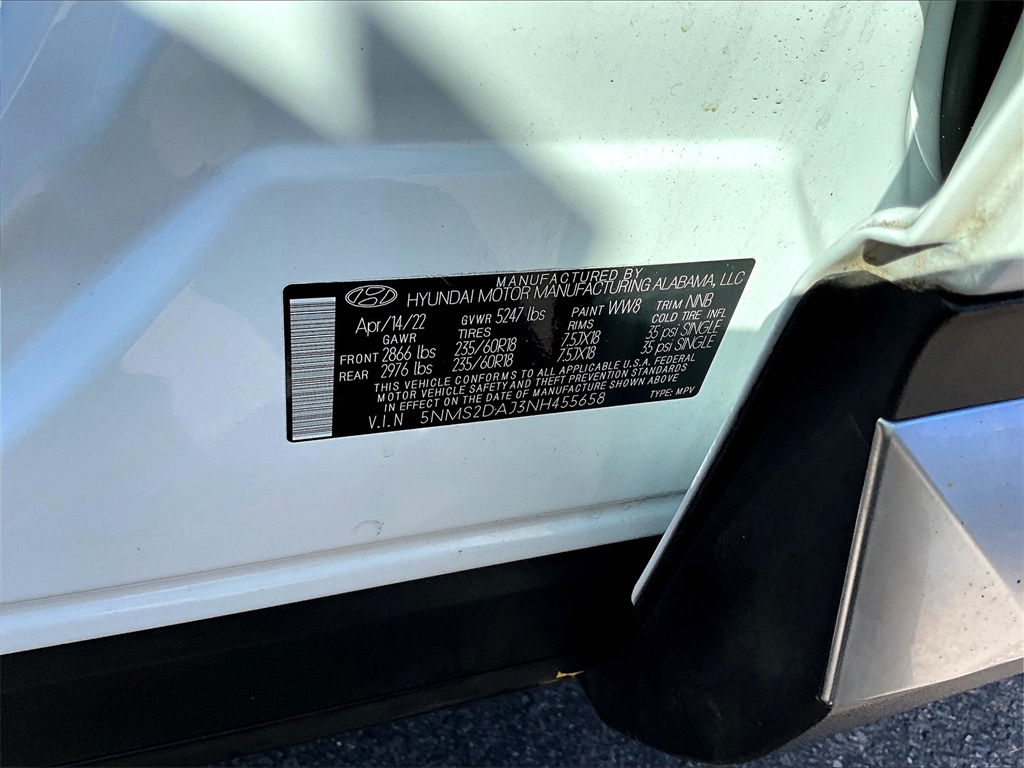 2022 Hyundai Santa Fe SEL photo 27
