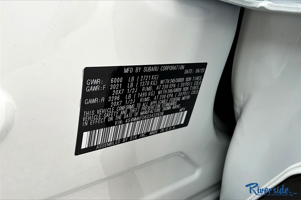2025 Subaru Ascent Onyx Edition photo 11
