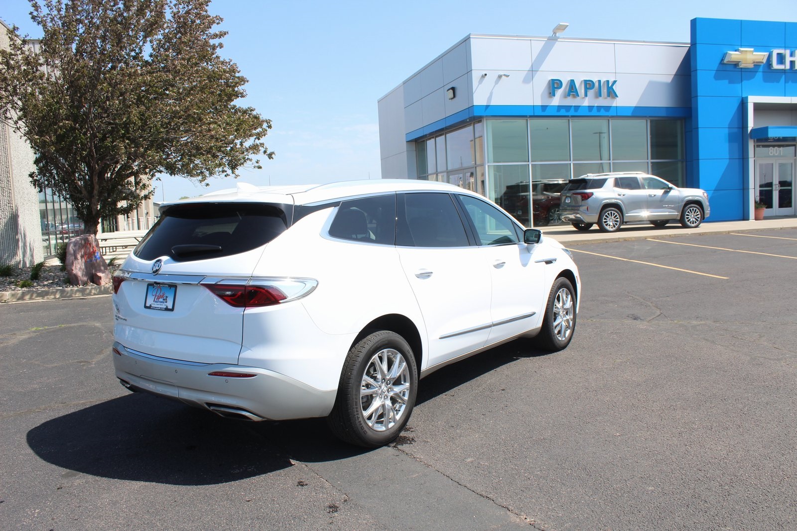 Used 2023 Buick Enclave Essence with VIN 5GAEVAKW0PJ255980 for sale in Luverne, Minnesota