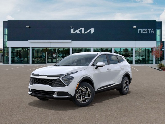 New 2025 Snow White Pearl Kia LX image 1