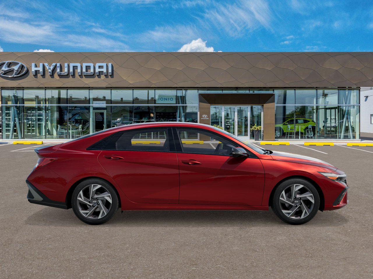New 2025 Red Hyundai SEL Sport image 7