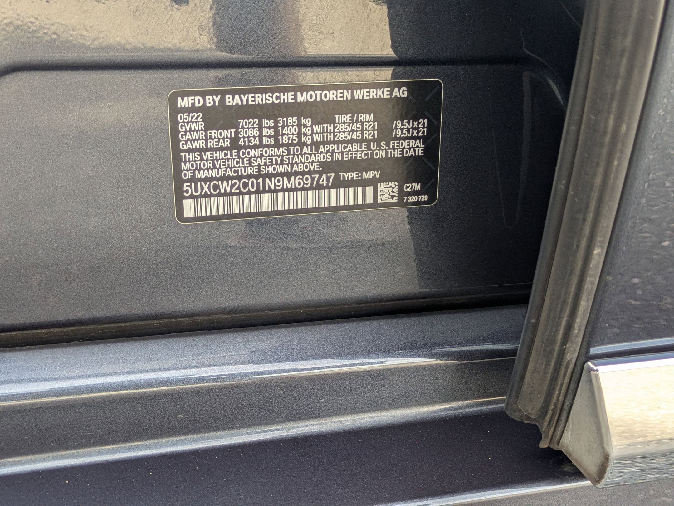 2022 Bmw X7 xDrive40i photo 20