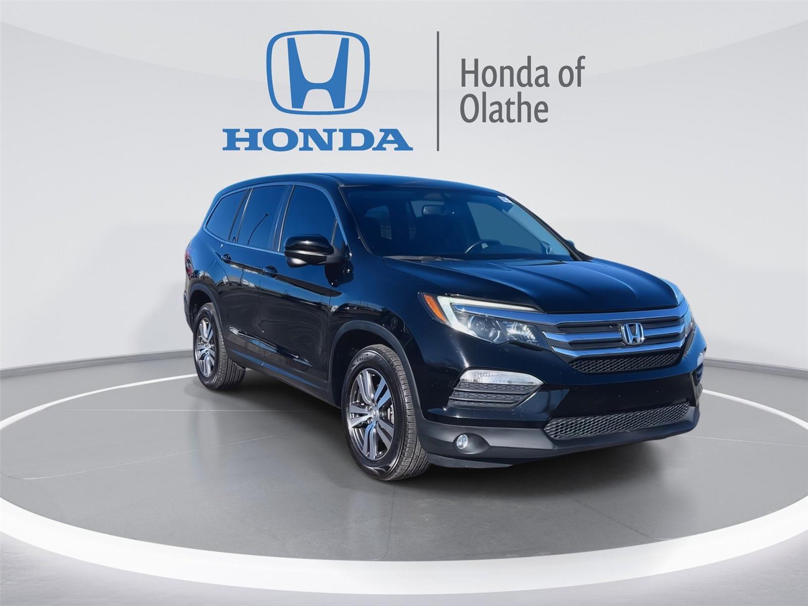 Certified 2016 Honda Pilot EX-L with VIN 5FNYF6H85GB092877 for sale in Kansas City