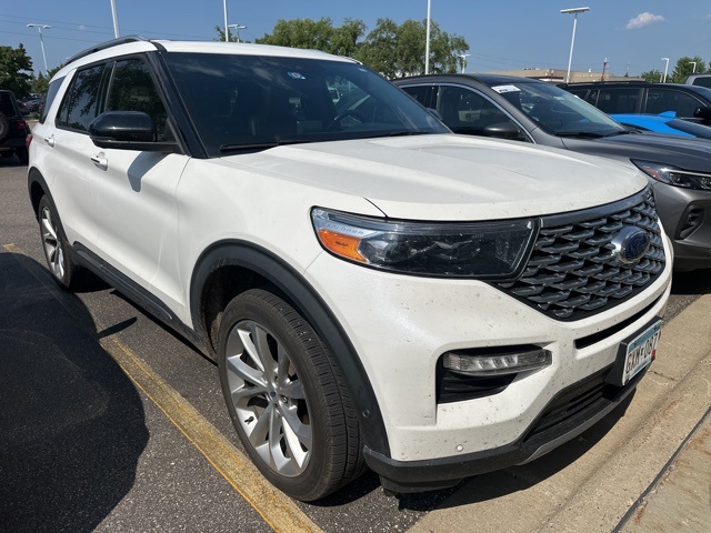 Used 2021 Ford Explorer Platinum with VIN 1FM5K8HC2MGB64128 for sale in Apple Valley, Minnesota