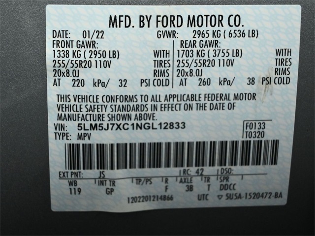 2022 LINCOLN AVIATOR - Image 39