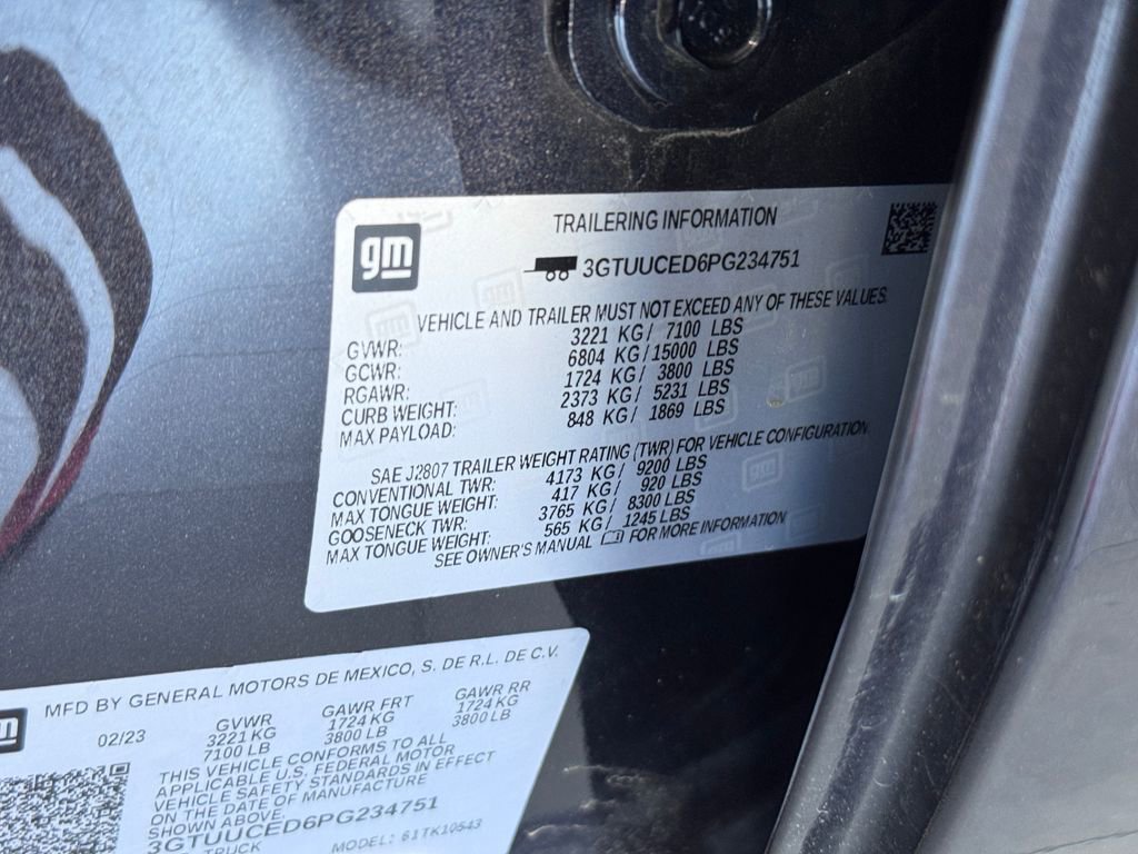 2023 Gmc Sierra 1500 Elevation photo 5