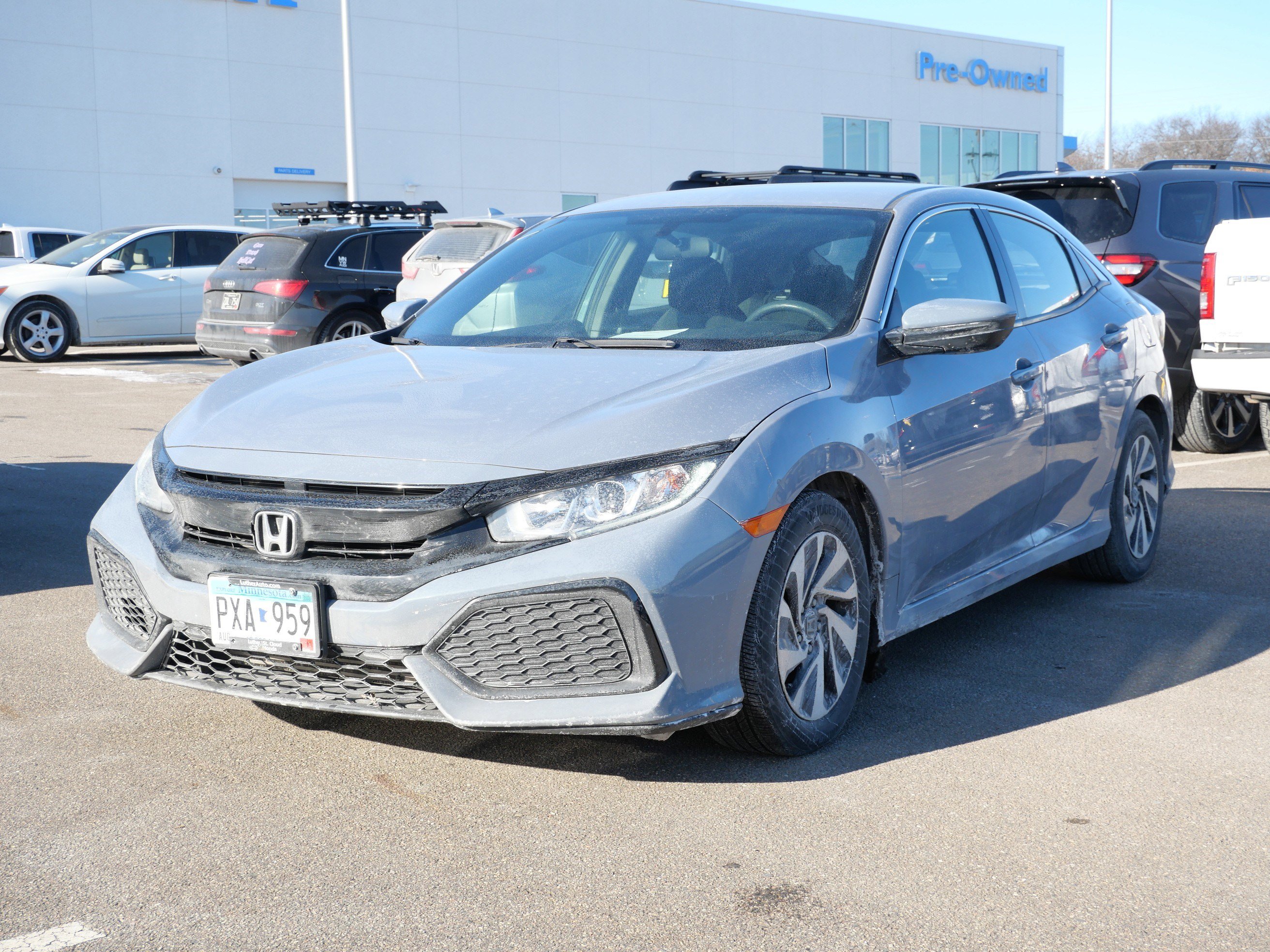 Used 2018 Honda Civic Hatchback LX with VIN SHHFK7H24JU232931 for sale in Waite Park, Minnesota