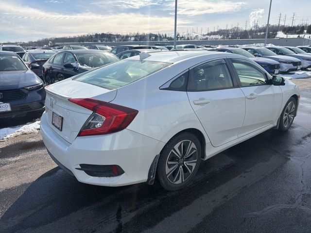 Certified 2018 Honda Civic EX-L with VIN JHMFC1F77JX016151 for sale in Johnston, RI
