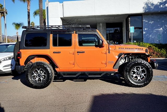 Used 2018 Orange Jeep Unlimited Rubicon image 8