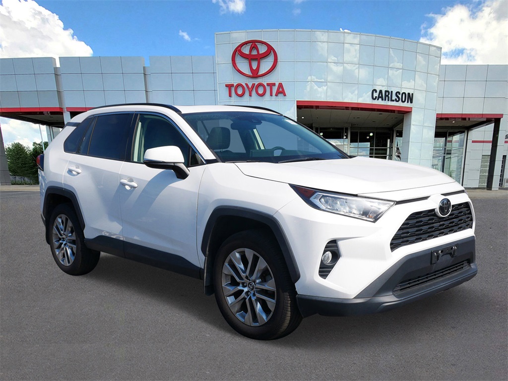 Used 2019 Toyota RAV4 XLE Premium with VIN JTMA1RFV0KD020219 for sale in Minneapolis, Minnesota