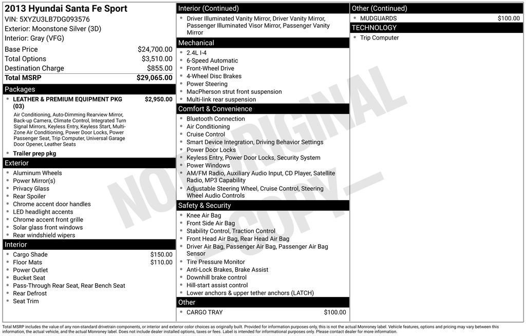 2013 Hyundai Santa Fe Sport