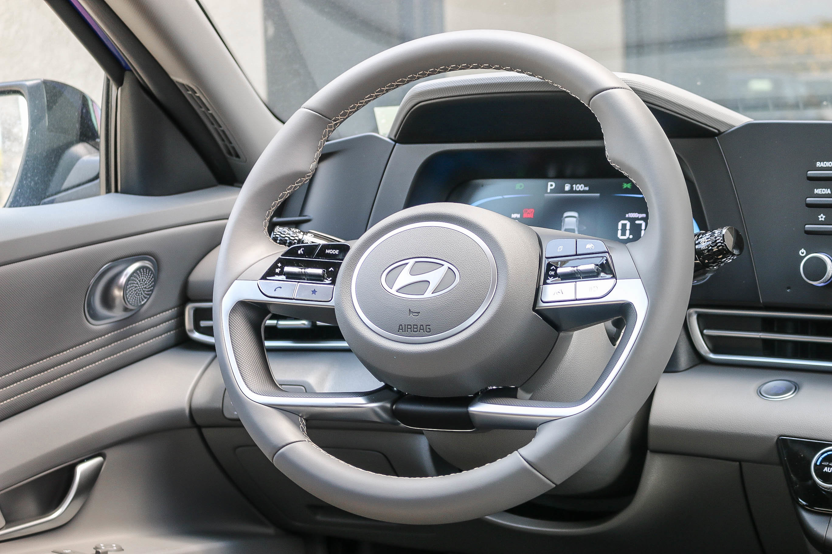 New 2025 Intense Blue Hyundai SEL Sport image 15