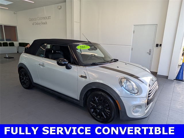 Used 2017 MINI Cooper Base with VIN WMWWG5C36H3D00192 for sale in Delray Beach, FL