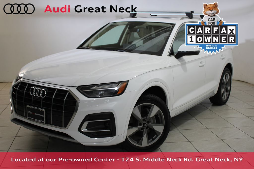 Used 2022 White Audi 40 Premium Plus image 1