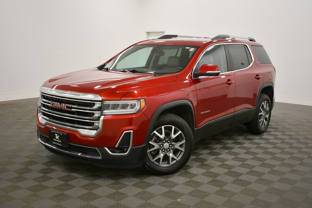 Used 2023 GMC Acadia SLT with VIN 1GKKNUL40PZ121184 for sale in Rochester, Minnesota