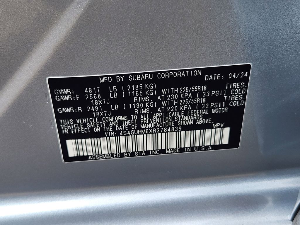 2024 Subaru Crosstrek Limited photo 8