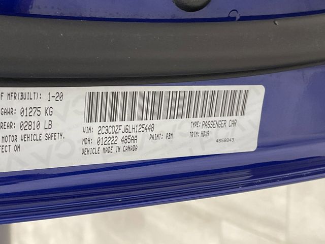 Used 2020 Indigo Blue Dodge R/T Scat Pack Widebody image 37