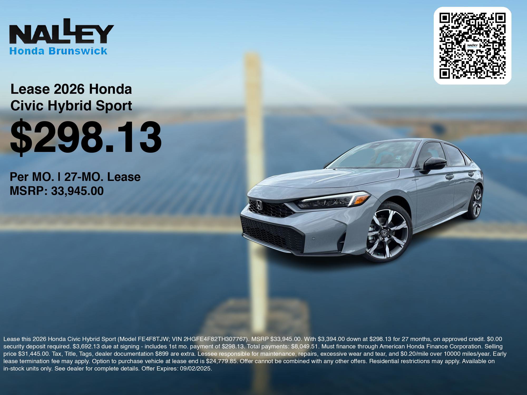 2026 Honda Civic Hybrid Sport photo 3
