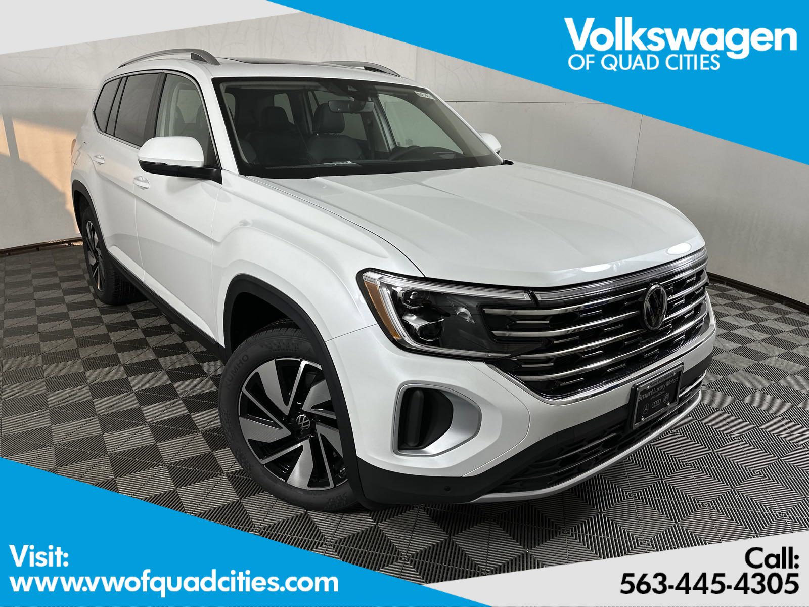 New 2024 Volkswagen Atlas 2.0T SEL Sport Utility in Davenport 
