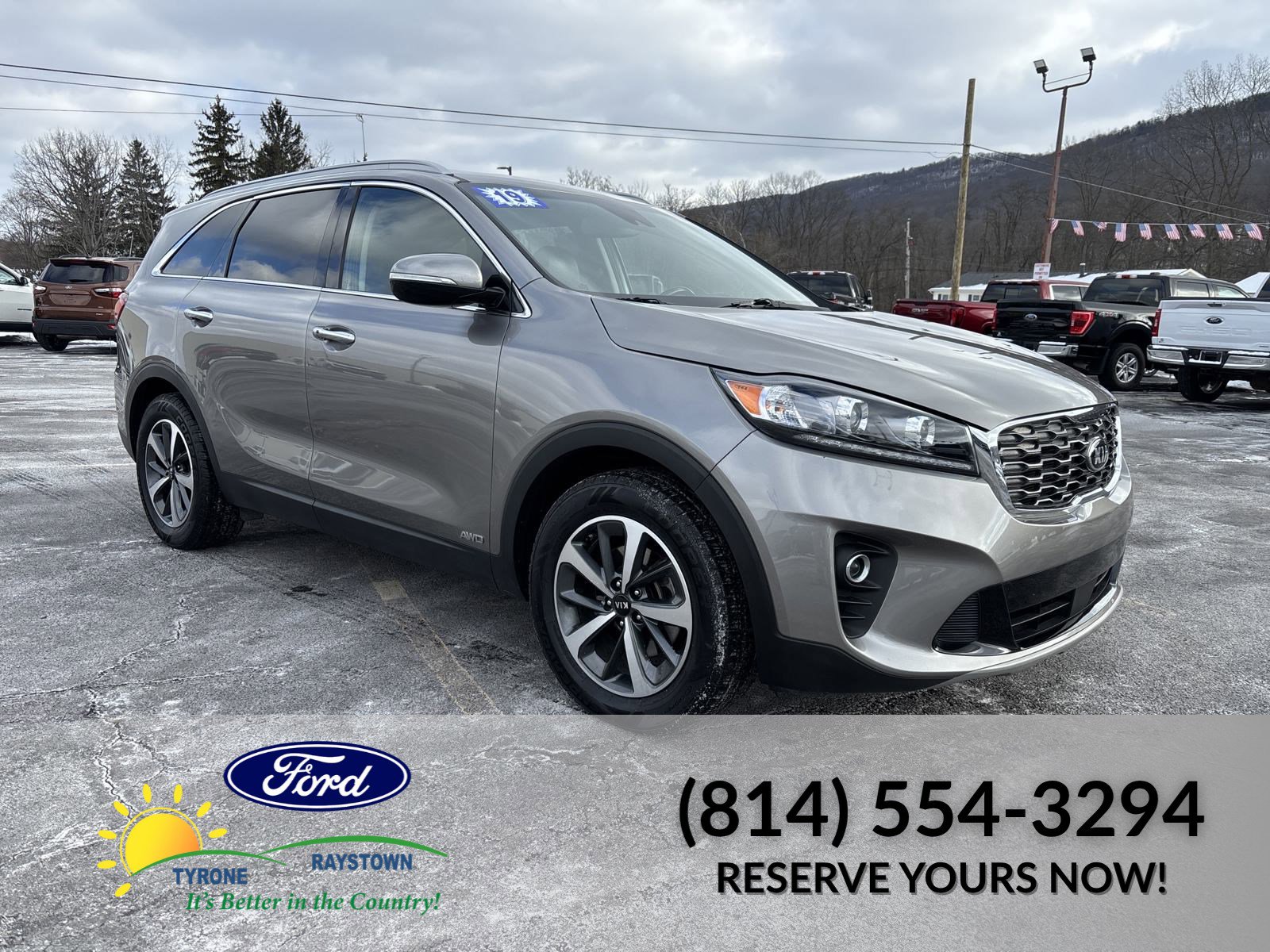 Used 2019 Kia Sorento EX with VIN 5XYPHDA56KG538773 for sale in Tyrone, PA