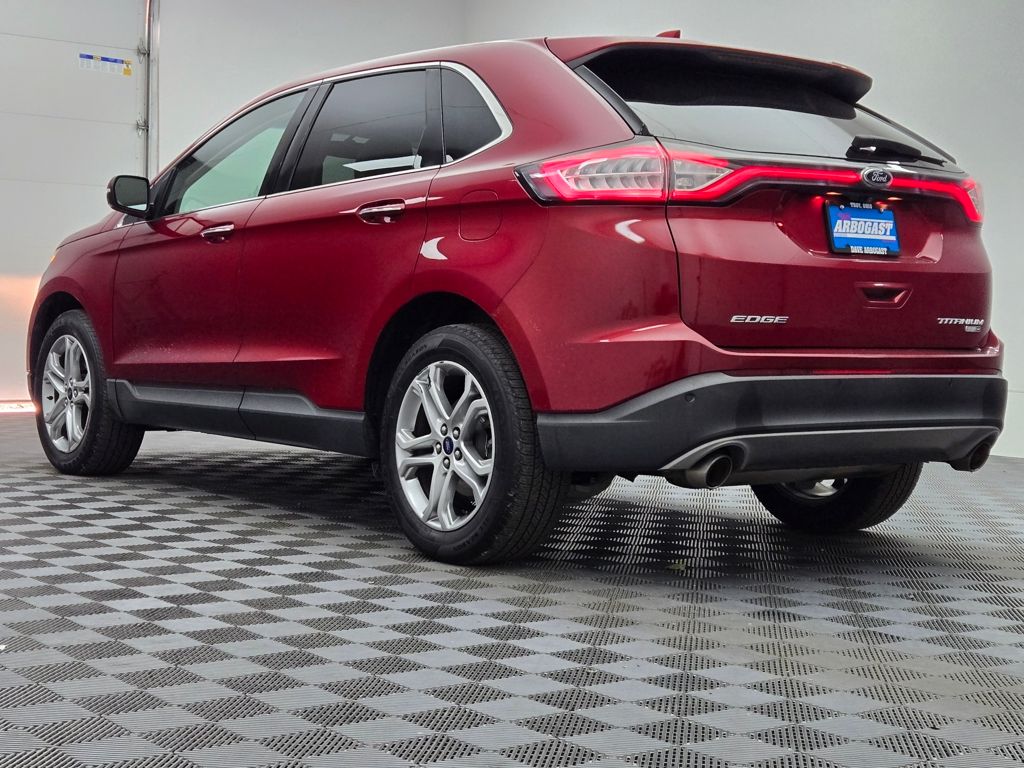 Used 2017 Ruby Red Metallic Tinted Clearcoat Ford Titanium image 14